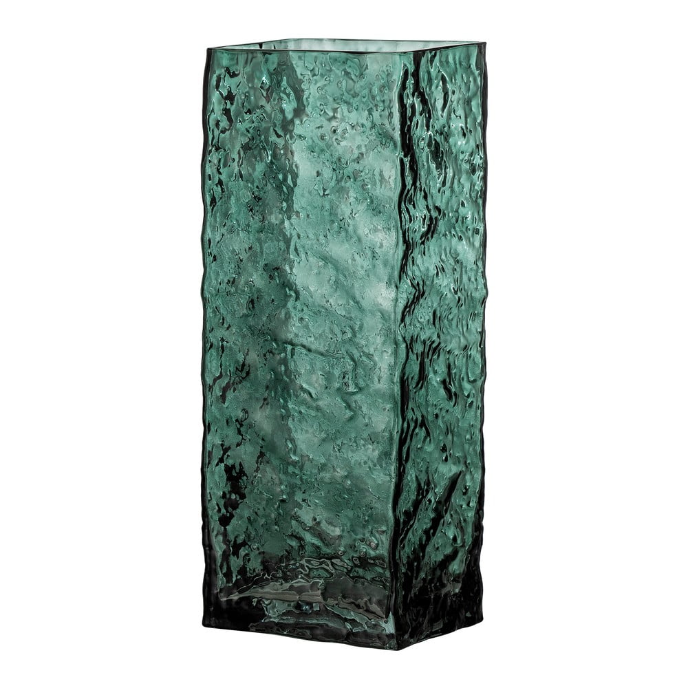 Zöld üveg váza (magasság 30 cm) Remon – Bloomingville