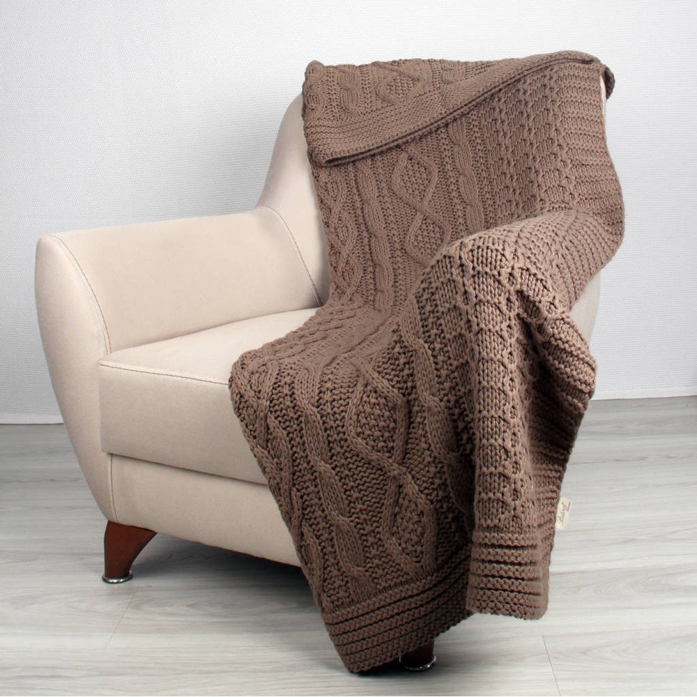 Teto világosbarna ágytakaró, 170 x 130 cm - Homemania Decor