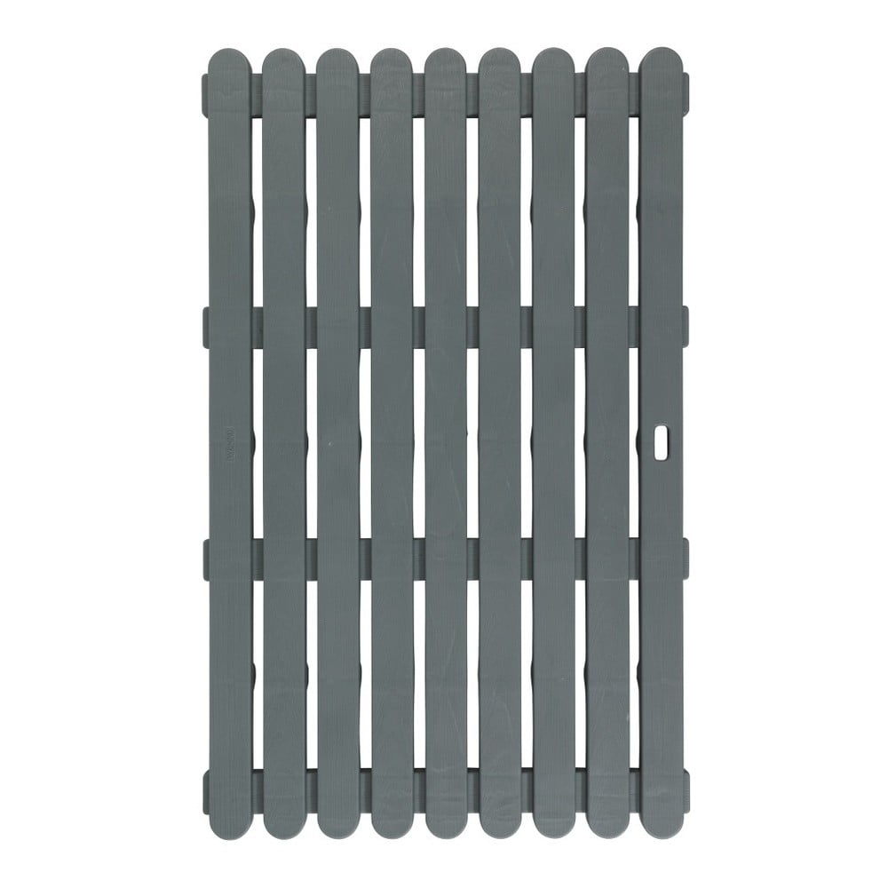 Sötétszürke kültérre is alkalmas kilépő, 80 x 50 cm - Wenko