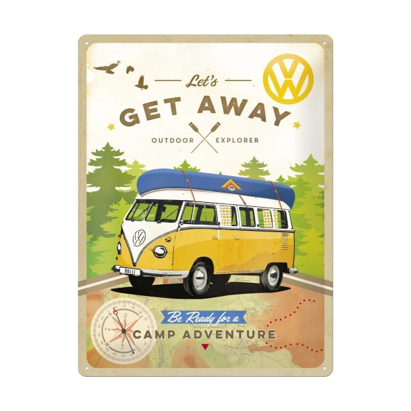 VW Let's Get Away dekorációs falitábla - Postershop