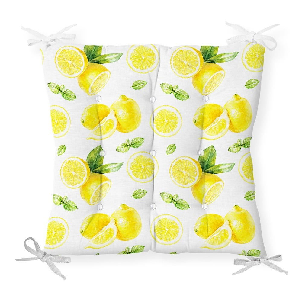 Sliced Lemon pamut keverék székpárna, 40 x 40 cm - Minimalist Cushion Covers
