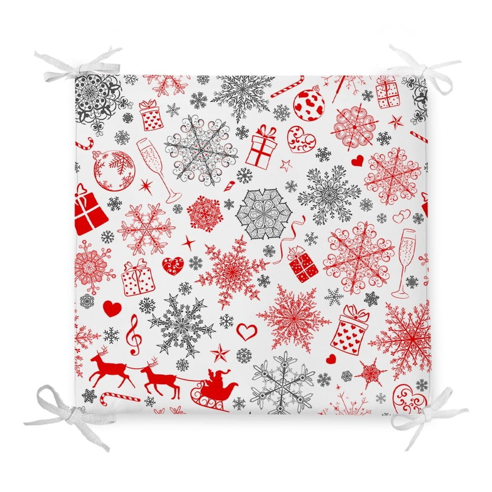 Ornaments karácsonyi pamutkeverék székpárna, 42 x 42 cm - Minimalist Cushion Covers