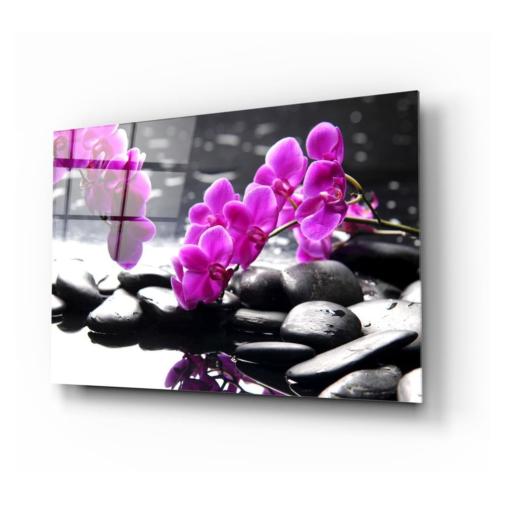 Orchid üvegezett kép - Insigne