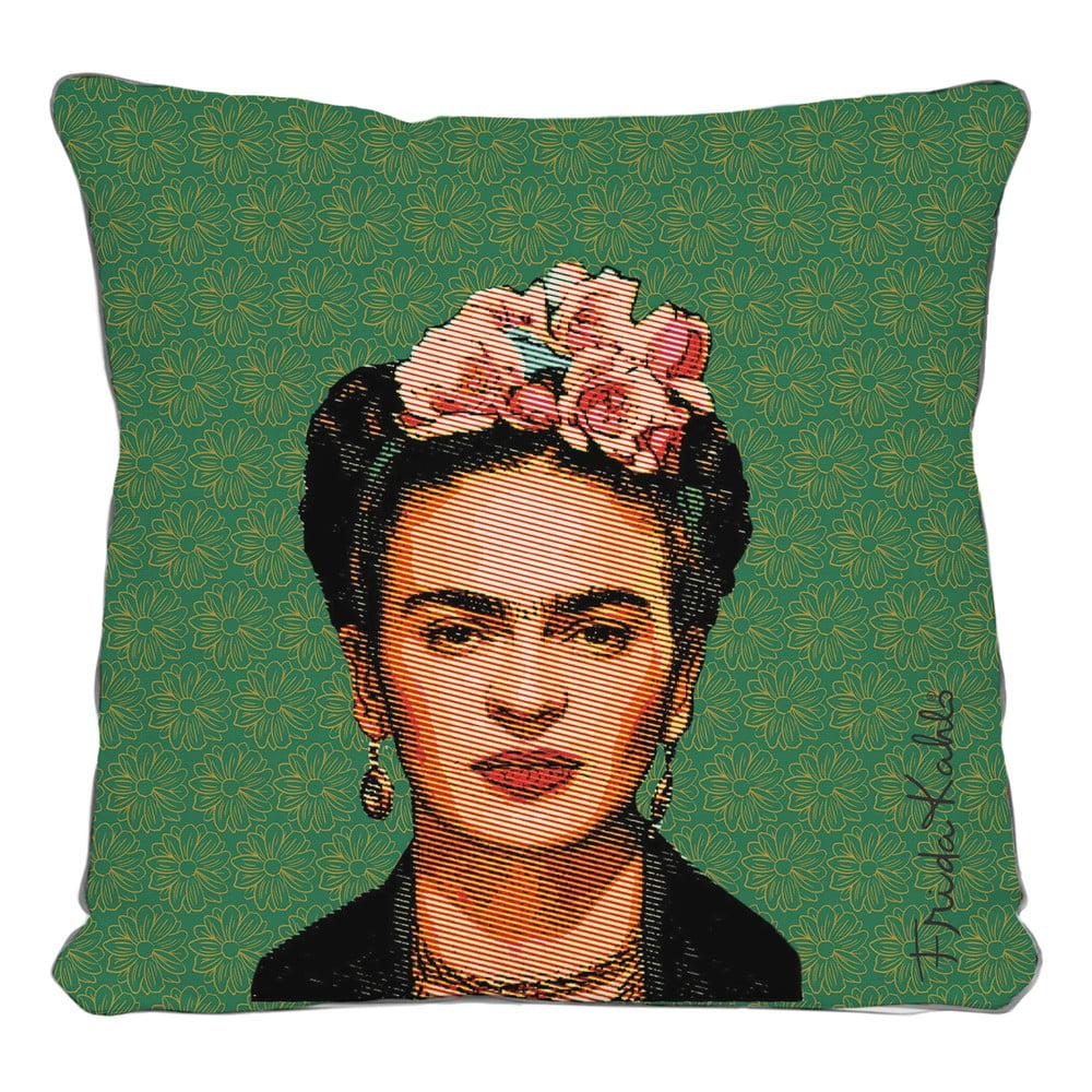 Frida zöld párna, 45 x 45 cm - Madre Selva