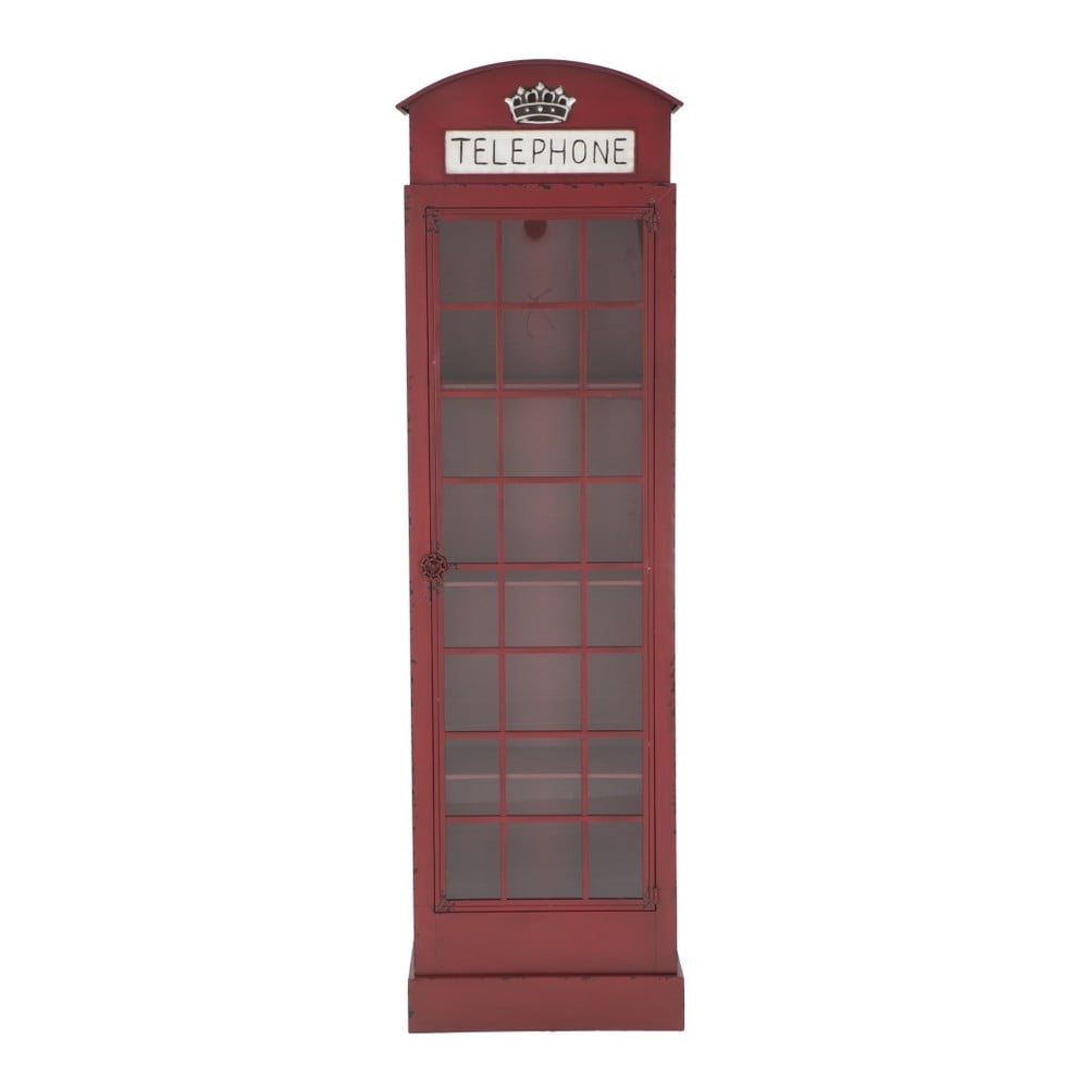 London Telephone Booth piros-zöld vitrin - Mauro Ferretti