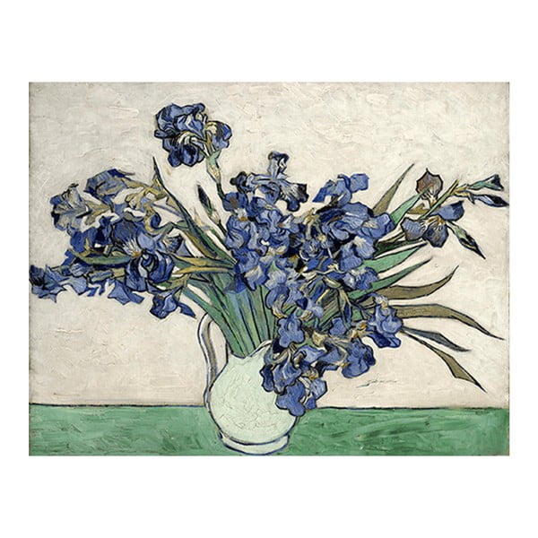 Vincent van Gogh - Irises 2 festményének másolata, 40 x 26 cm