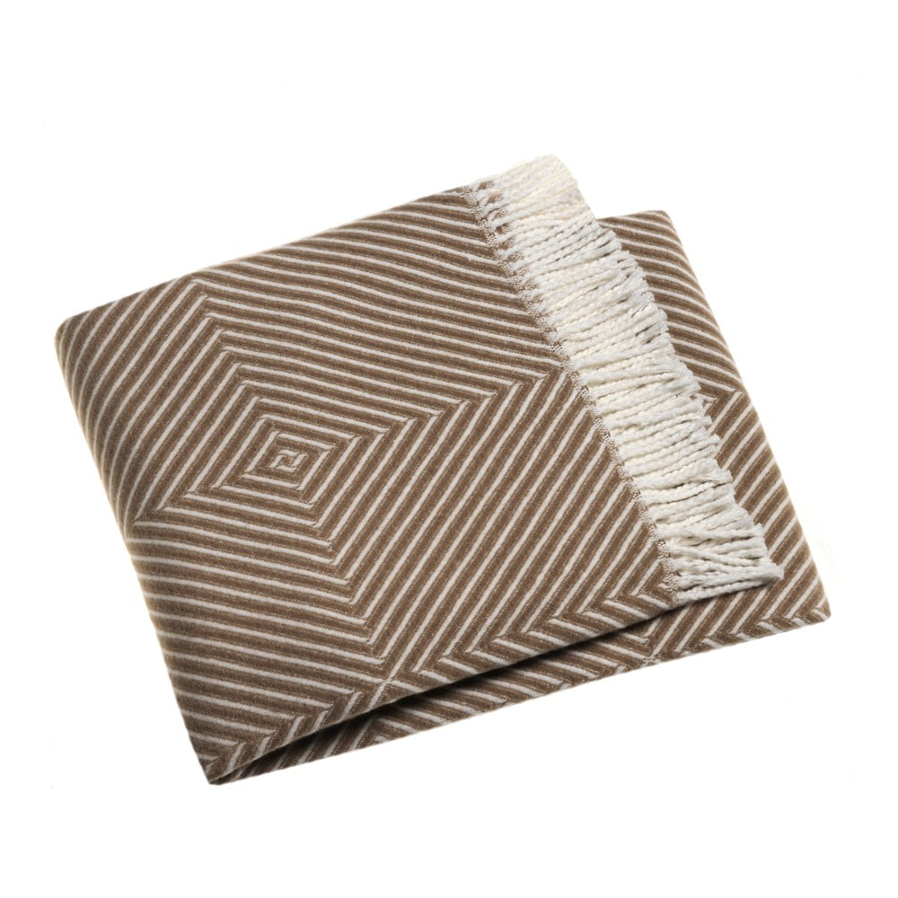 Tebas gesztenyebarna pléd, 140 x 180 cm - Euromant