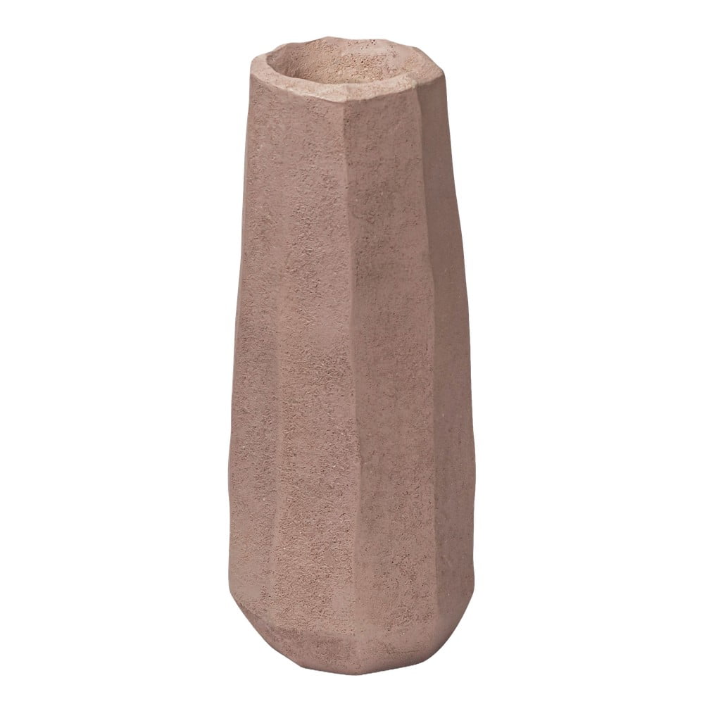 Rózsaszín poligyanta váza (magasság 15,5 cm) Nuki – Mette Ditmer Denmark