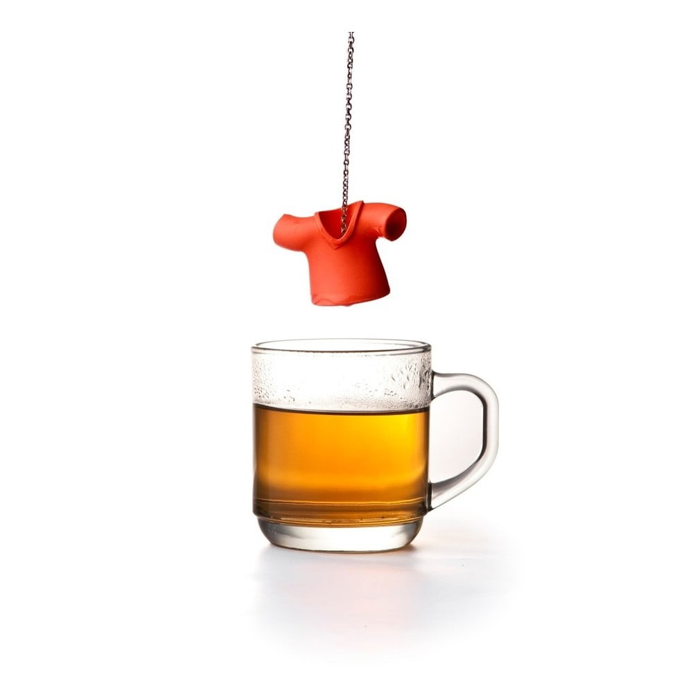 Tea Shirt piros teaszűrő - Qualy&CO