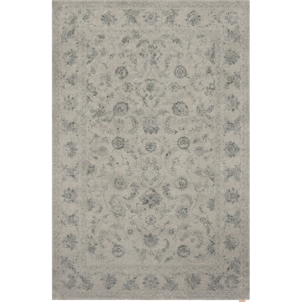 Bézs gyapjú szőnyeg 200x300 cm calisia vintage flora – agnella