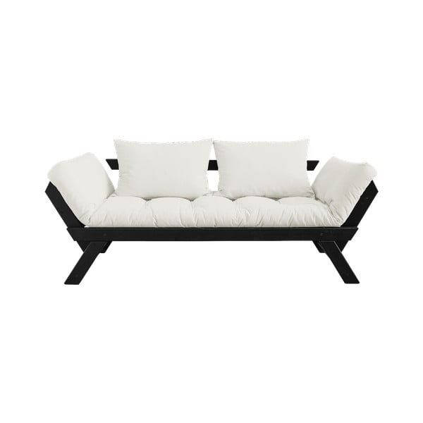 Bebop Black/Natural halványbézs kinyitható kanapé - Karup Design