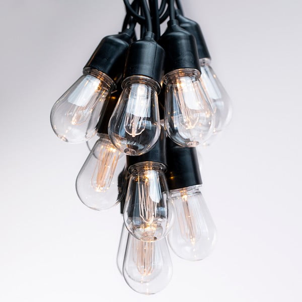 Bulb LED fényfüzér, 10 izzós, hosszúság 8 m - DecoKing