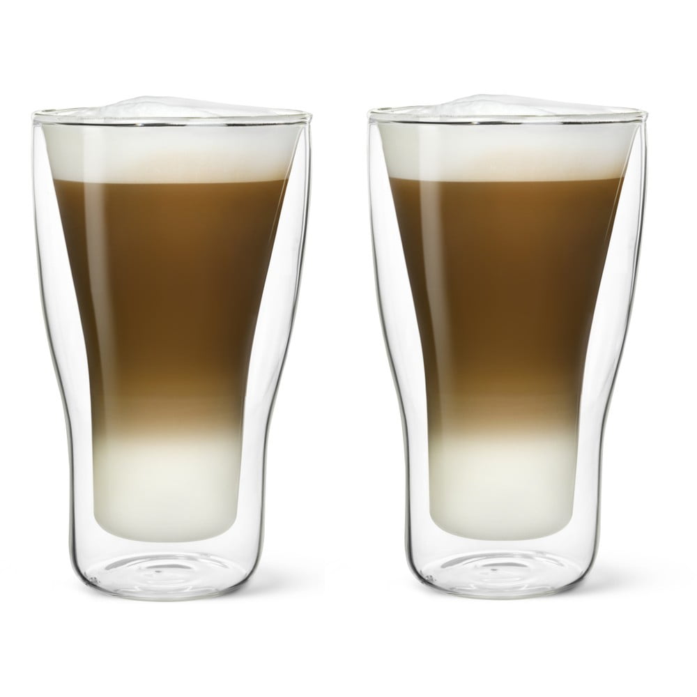 2 db duplafalú lattés pohár, 340 ml - Bredemeijer