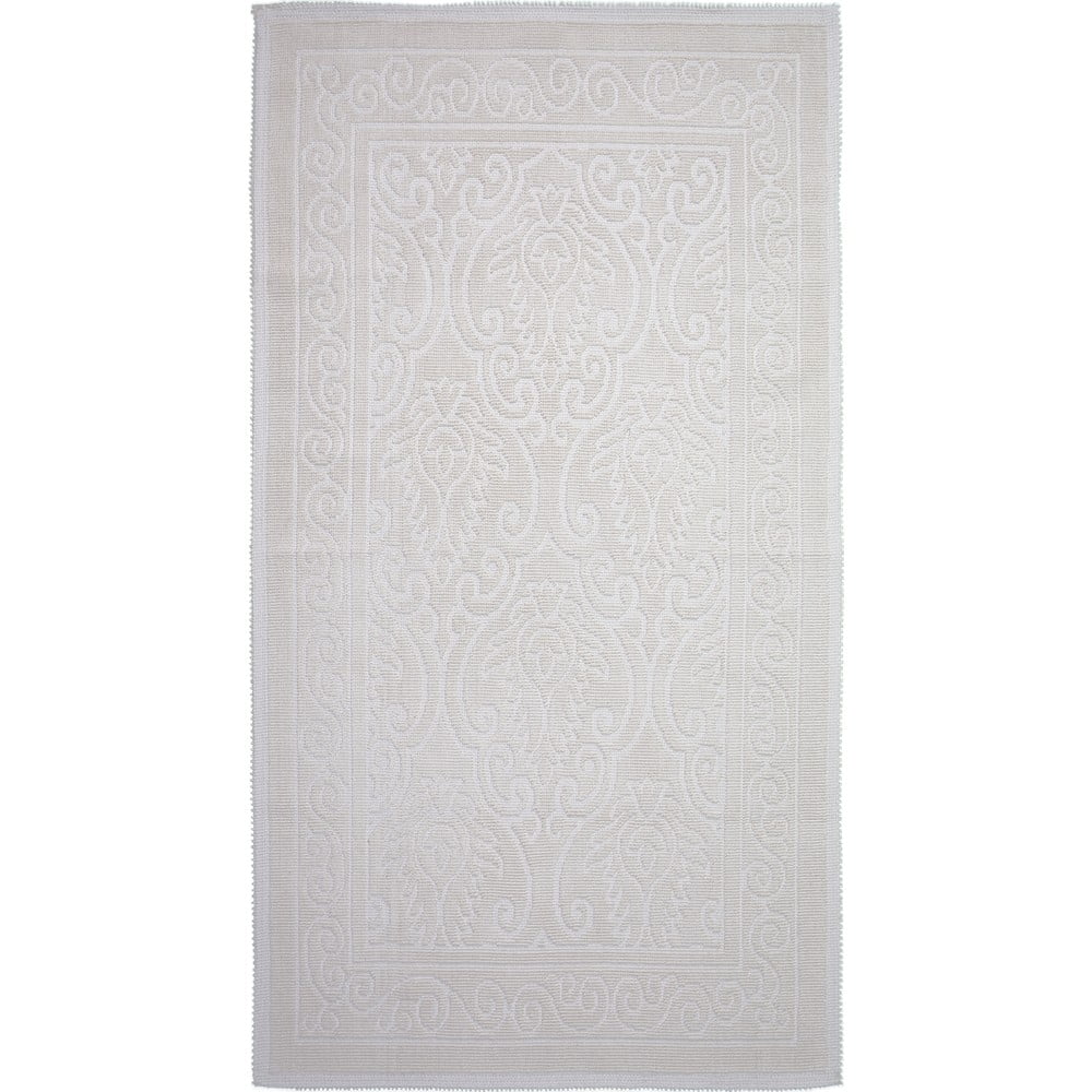 Osmanli krémszínű pamut szőnyeg, 100 x 150 cm - Vitaus