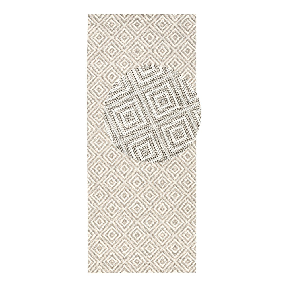 Karo szürke kültéri futószőnyeg, 80 x 200 cm - NORTHRUGS