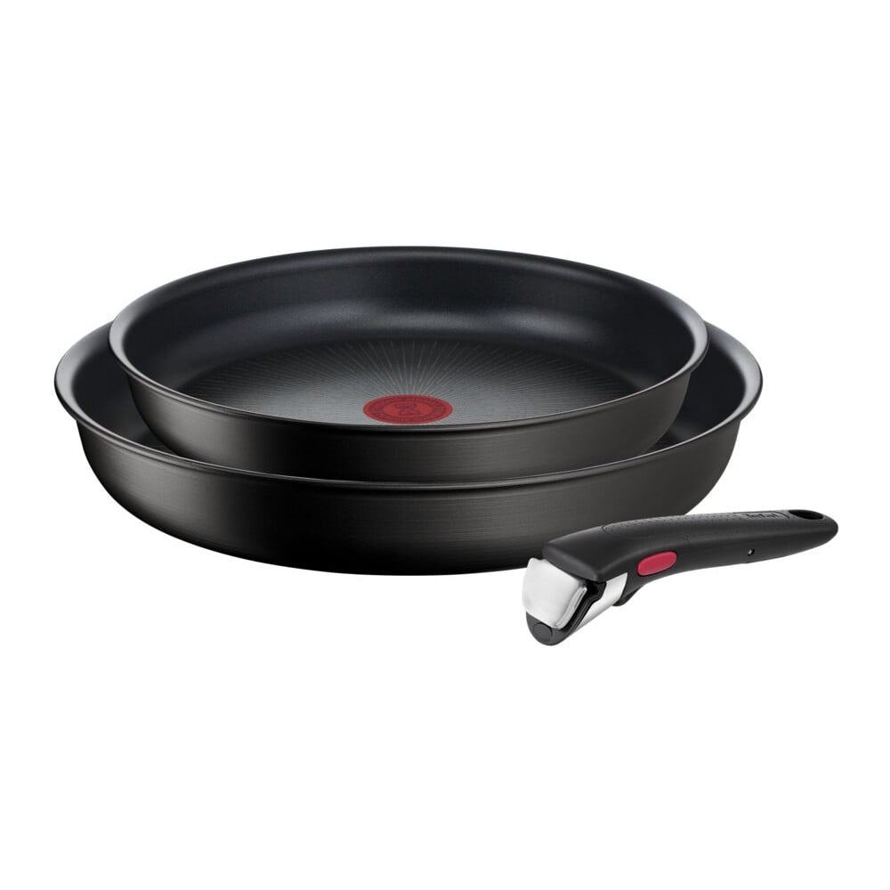 Alumínium serpenyő készlet 2 db-os tapadásmentes felülettel, levehető nyéllel ø 28 cm INGENIO Eco Resis L3979102 – Tefal