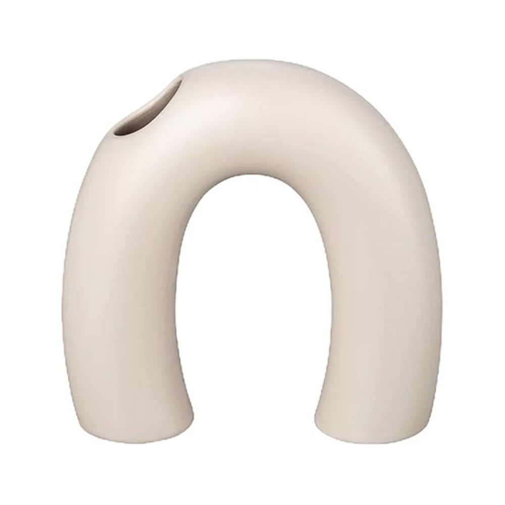 Krémszínű kerámia váza (magasság 12 cm) Kagetsu – Blomus