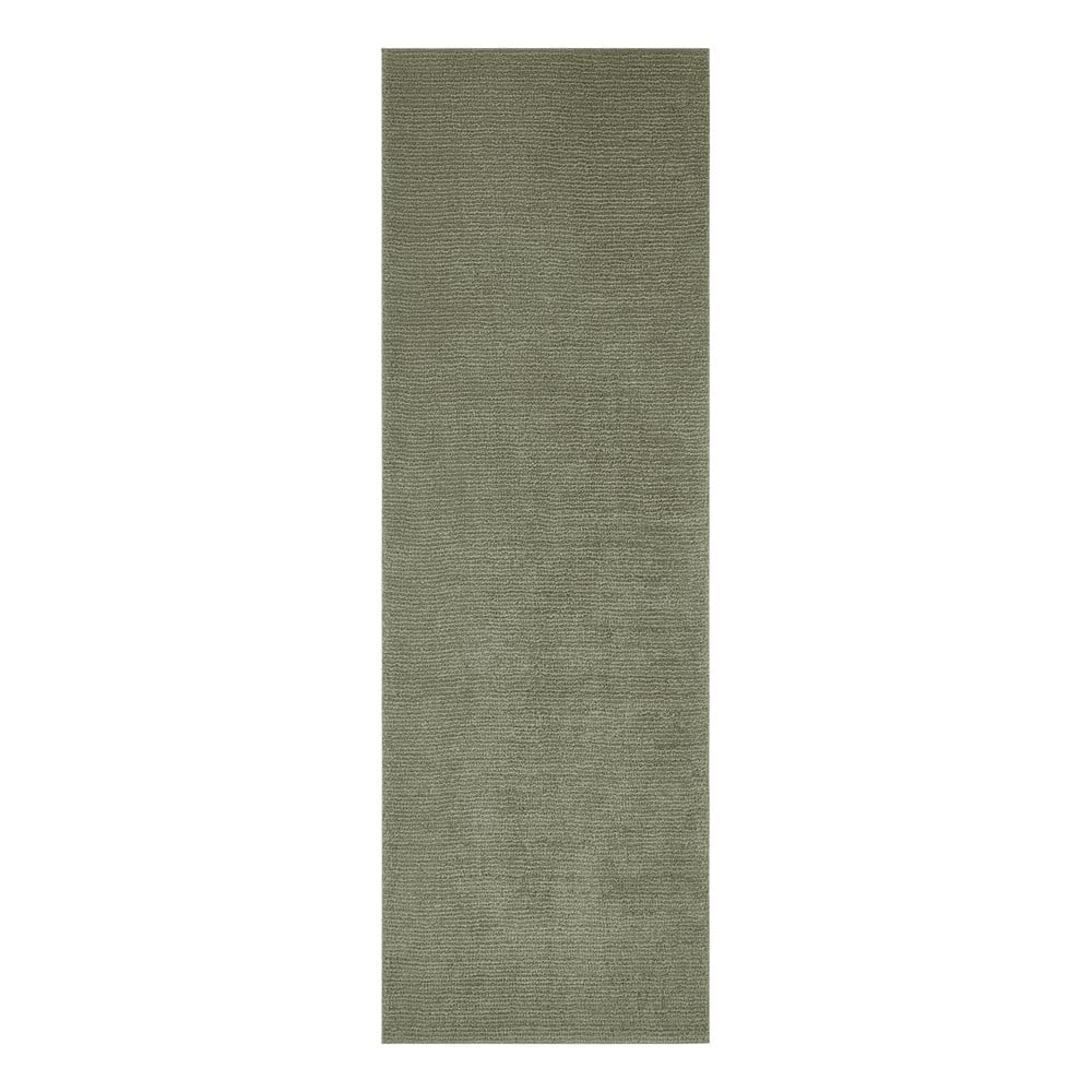 Supersoft sötétzöld szőnyeg, 80 x 250 cm - mint rugs