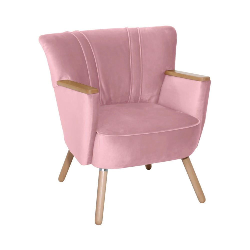 Laurin Velvet rózsaszín fotel - Max Winzer