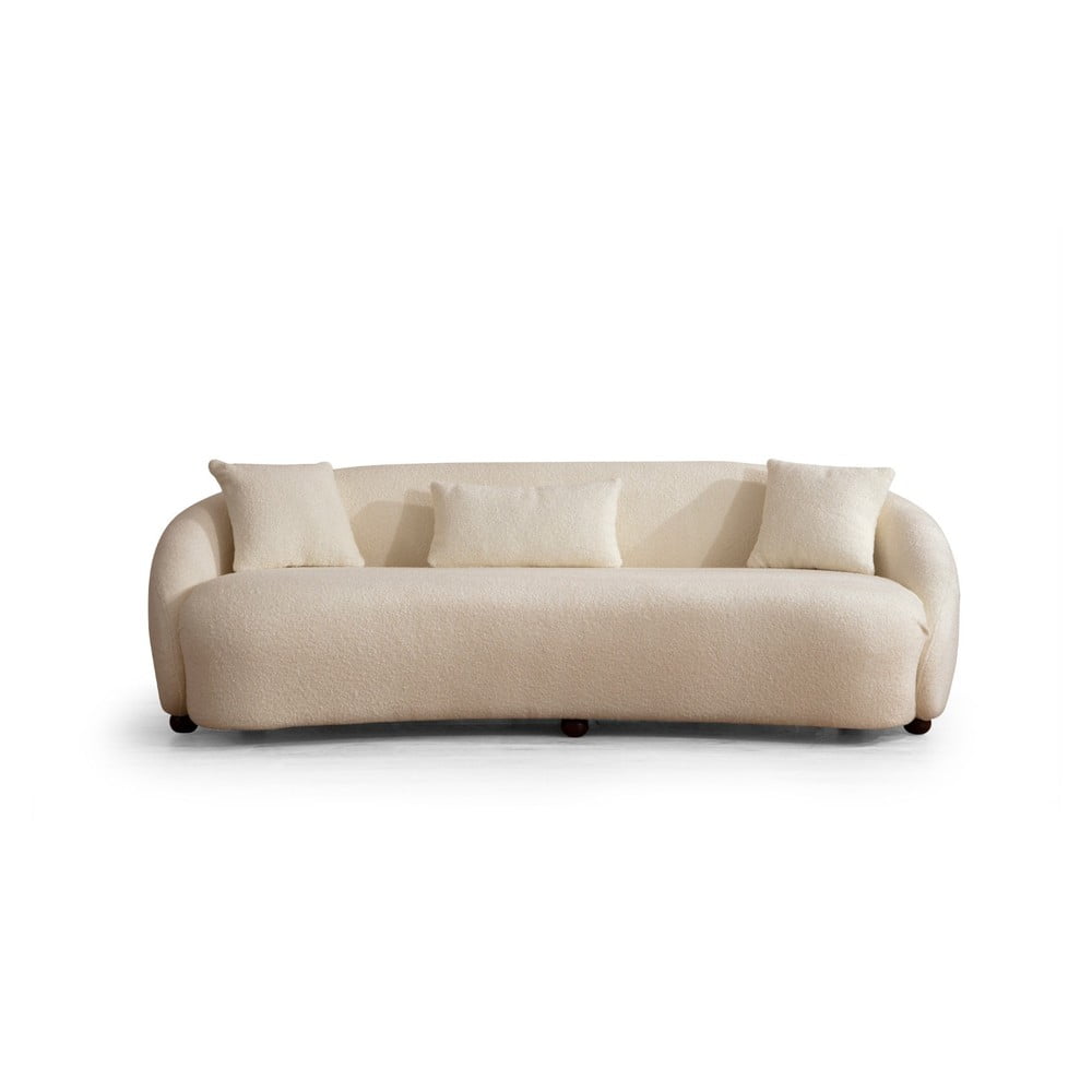 Krémszínű kanapé 230 cm napoli – artie