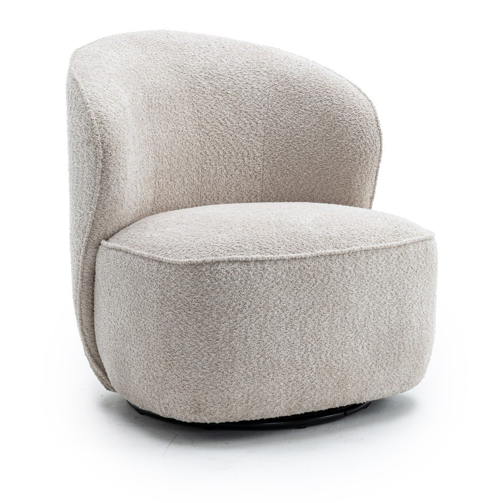 Világosszürke fotel Edna – Marckeric