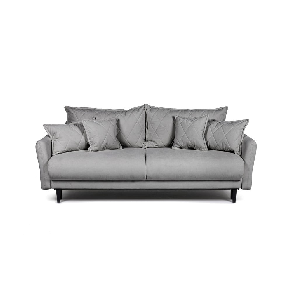 Szürke kinyitható kanapé 215 cm bjork – bonami selection