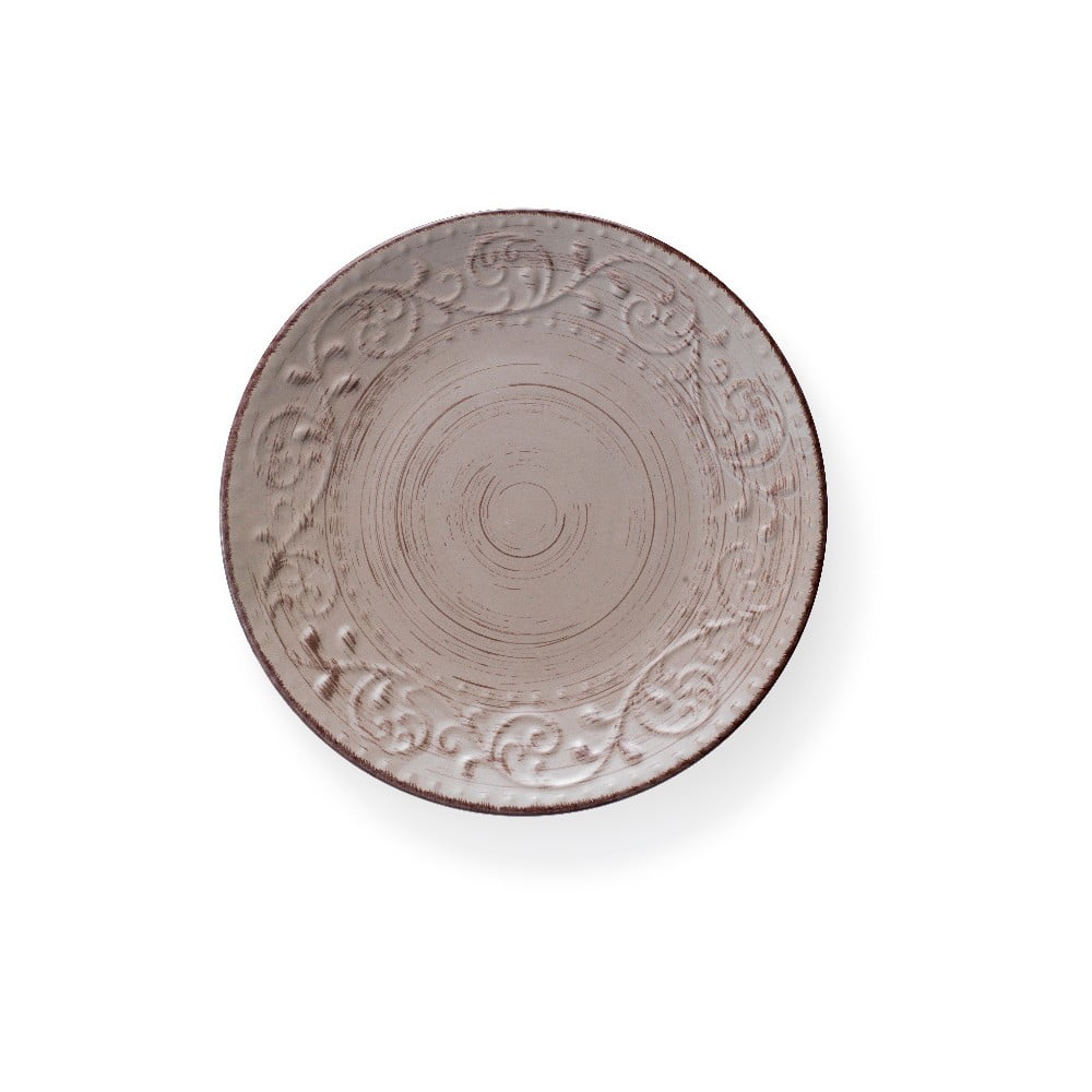 Serendipity barna agyagkerámia tányér, ⌀ 27,5 cm - Brandani