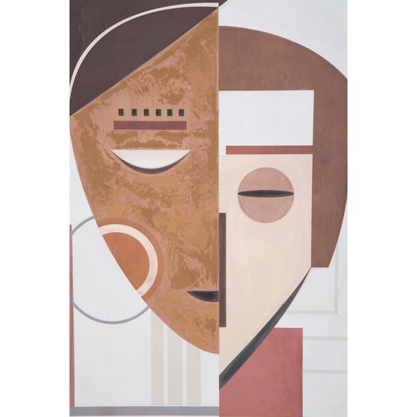 Ethnic Face kézzel festett kép, 60 x 80 cm - Mauro Ferretti