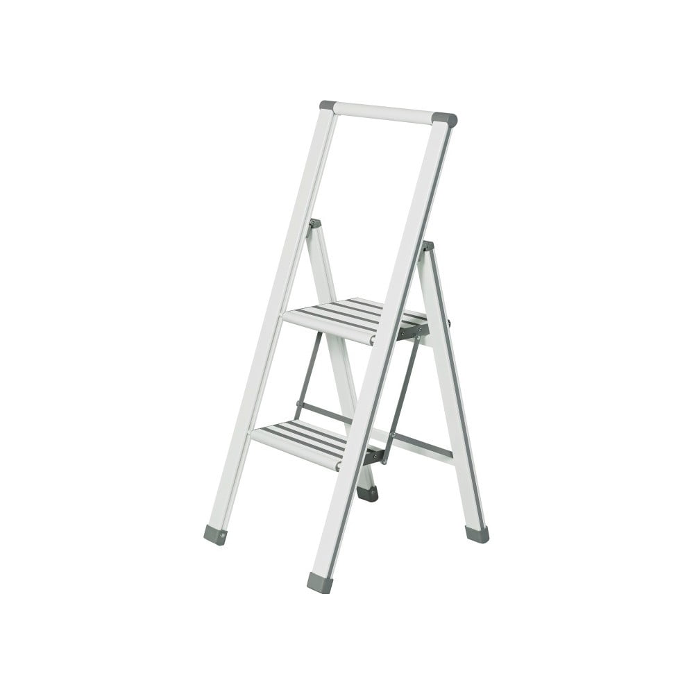 Ladder Alu fehér összecsukható fellépő, magasság 101 cm - Wenko