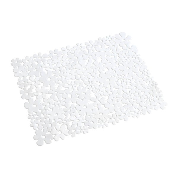 Sink Mat Flower fehér csúszásmentesítő alátét mosogatóba, 31 x 26 cm - Wenko