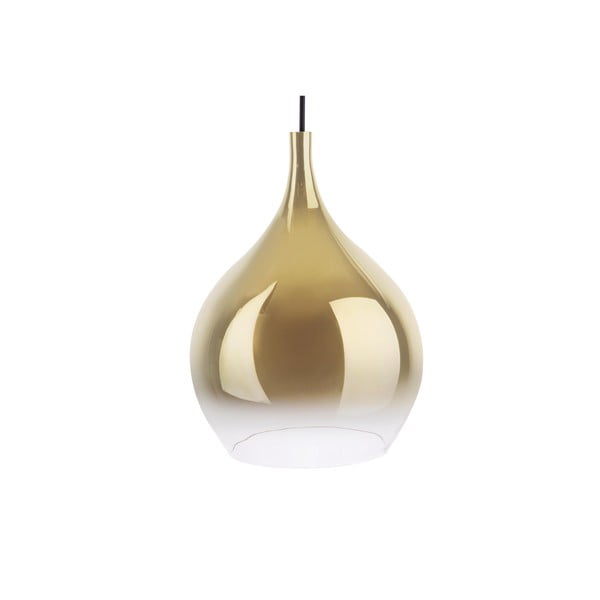 Drup aranyszínű üveg függőlámpa, ø 26 cm - Leitmotiv