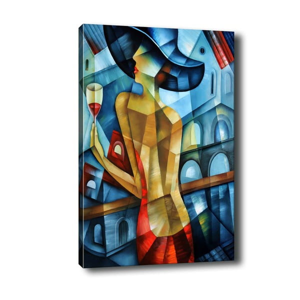 Cubistic Lady kép, 50 x 70 cm - Tablo Center