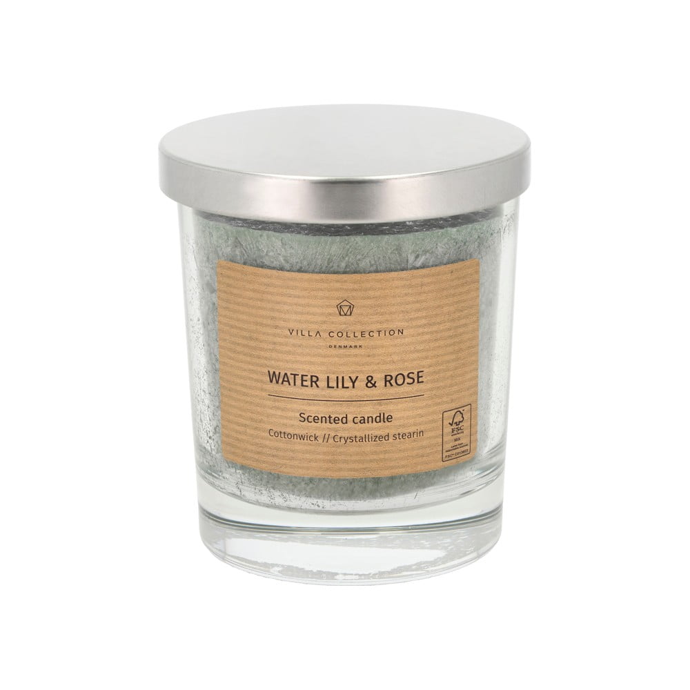 Illatos gyertya égési idő 40 ó Kras: Water Lily & Rose – Villa Collection