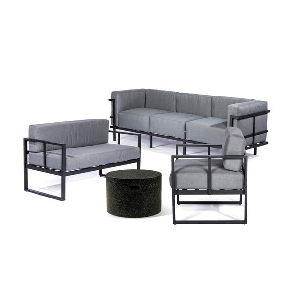 Bellisima kerti bútor szett háromszemélyes kanapéval és Loris asztallal, ø 60 cm - Bonami Selection
