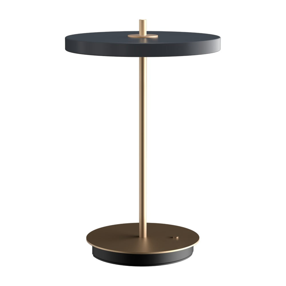 Antracitszürke LED szabályozható asztali lámpa fém búrával (magasság 31 cm) Asteria Move – UMAGE