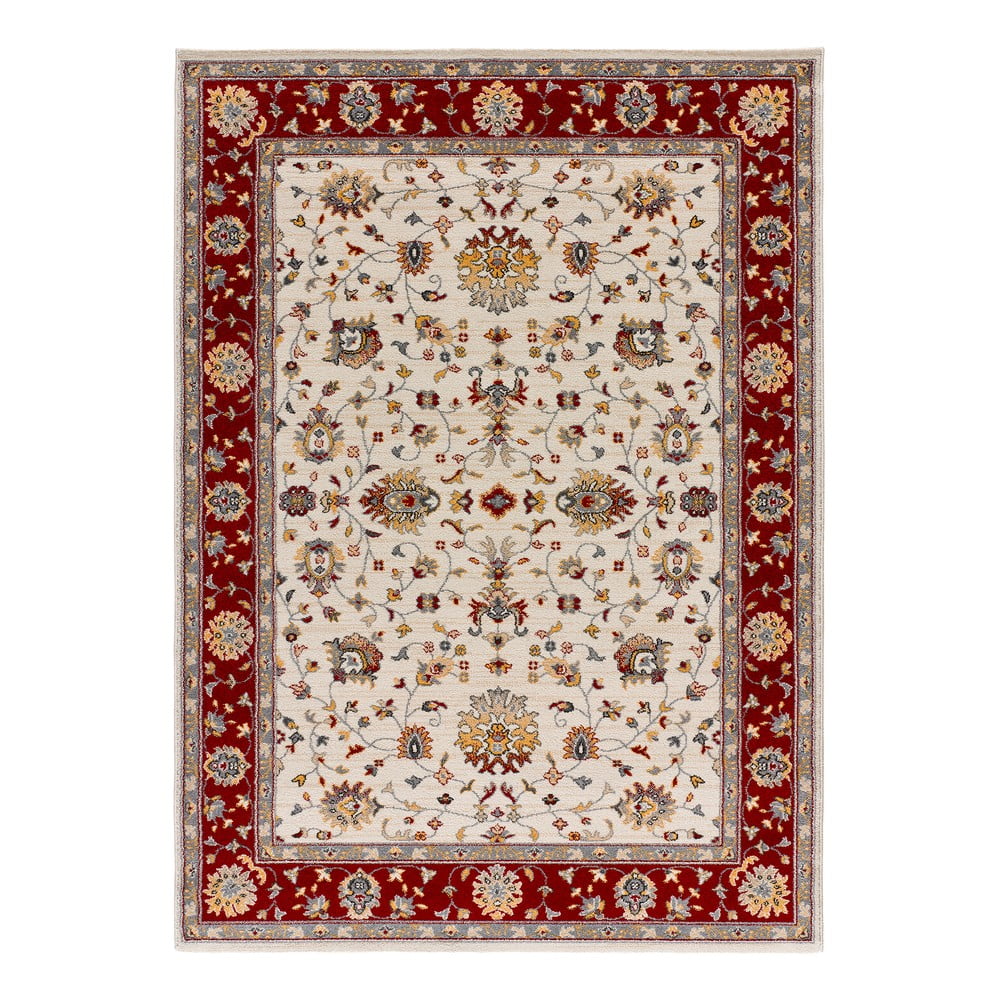 Piros-krémszínű szőnyeg 115x160 cm Classic – Universal