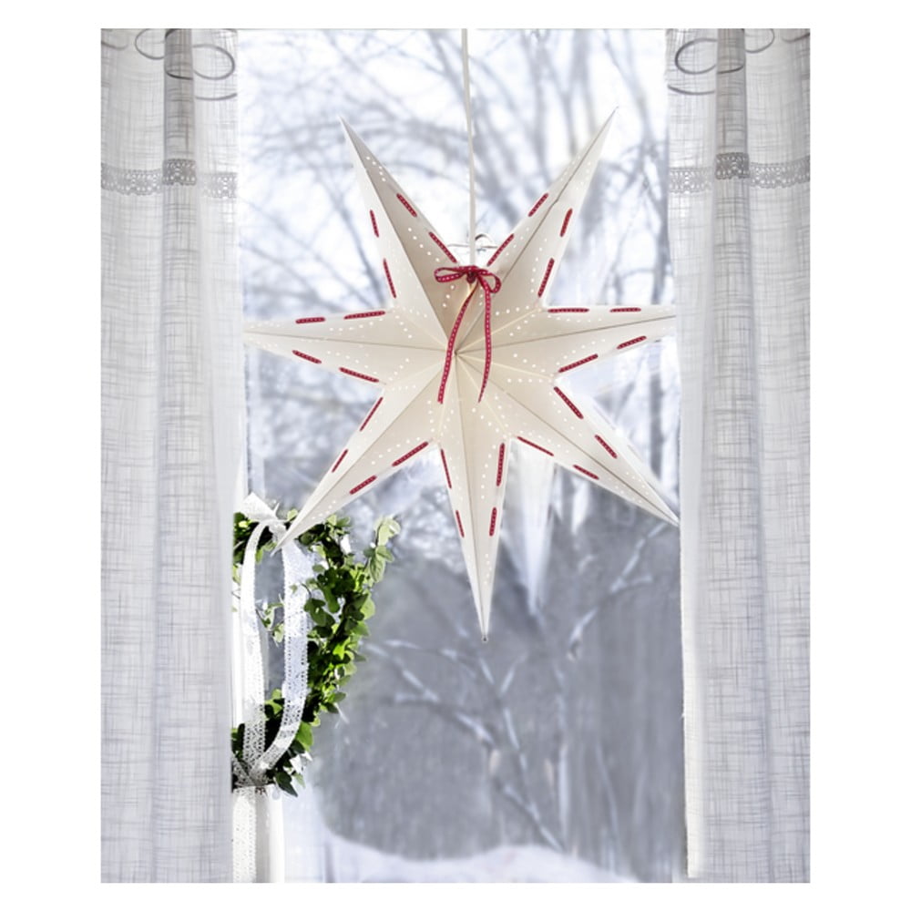 Vira fehér karácsonyi világító dekoráció, ø 60 cm - Star Trading