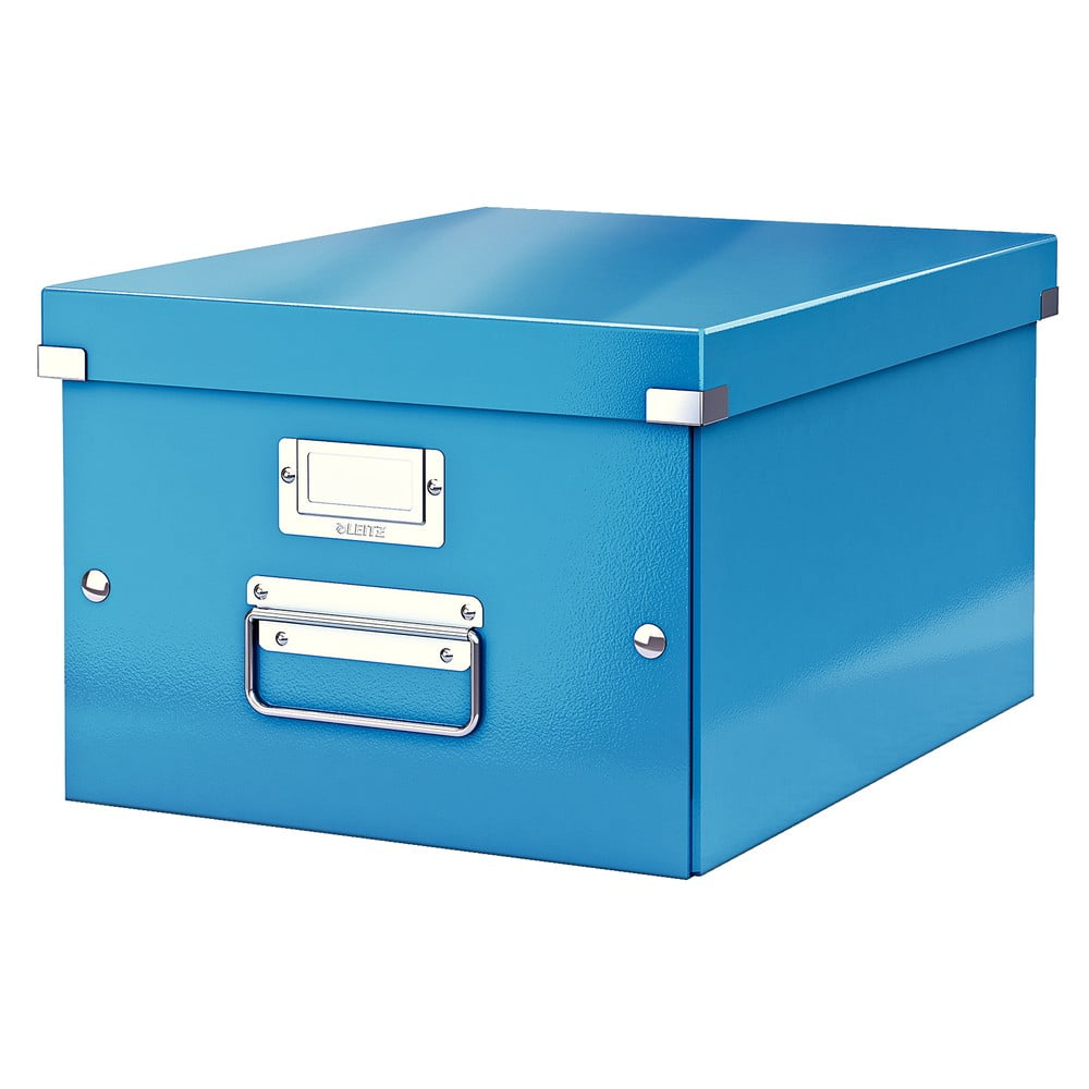 Universal kék tárolódoboz, hossz 37 cm Click&Store - Leitz