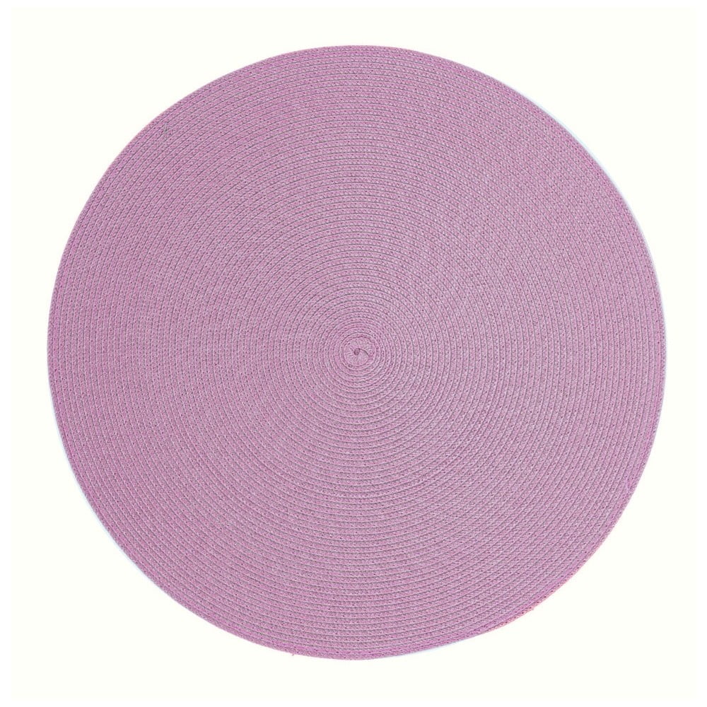 Round Chambray lila kerek tányéralátét, ø 38 cm - Zic Zac