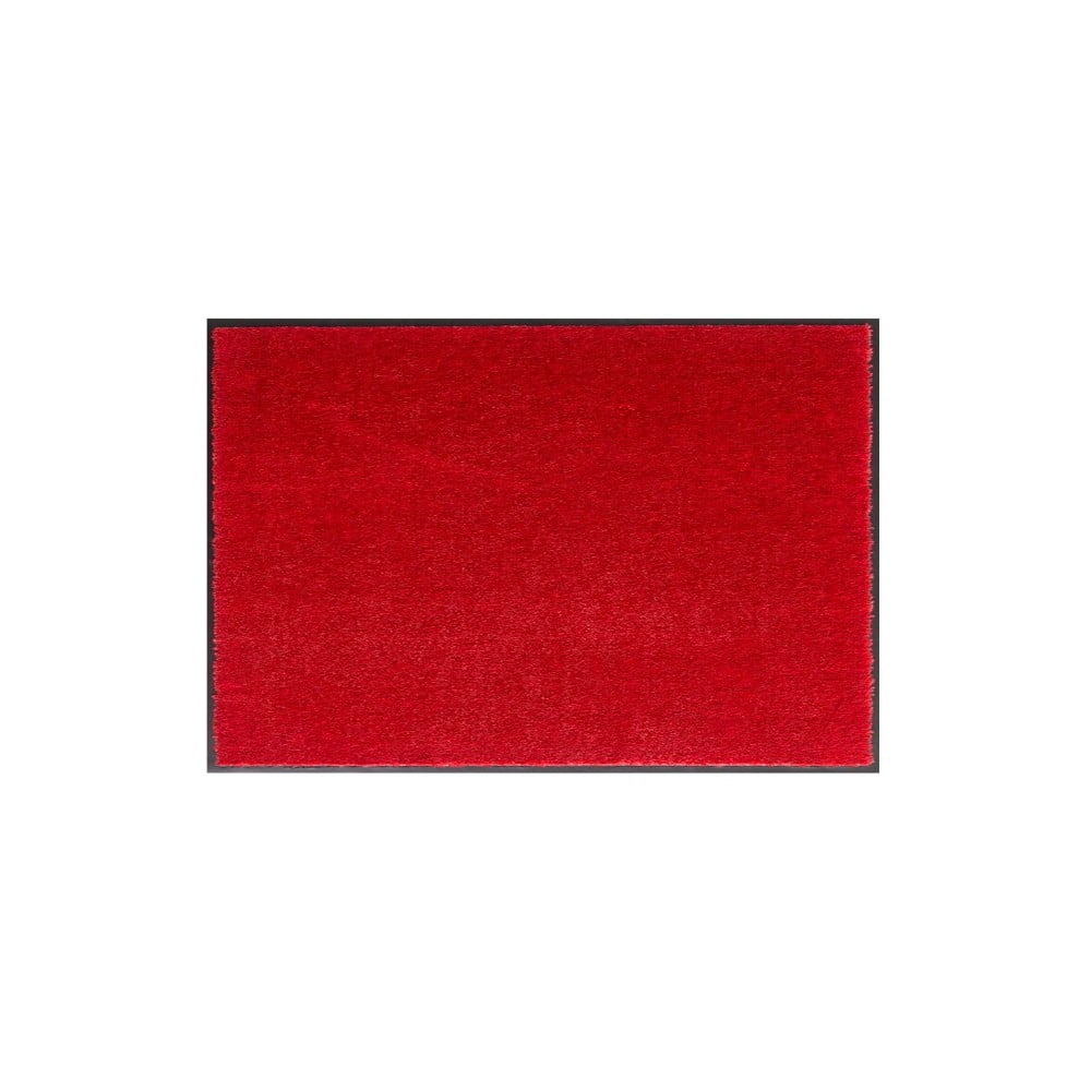 Soft and Clean piros lábtörlő, 39 x 58 cm - Hanse Home