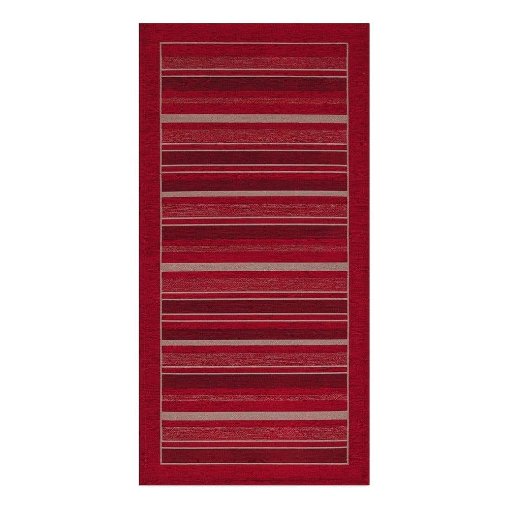 Velour piros futószőnyeg, 55 x 280 cm - Floorita
