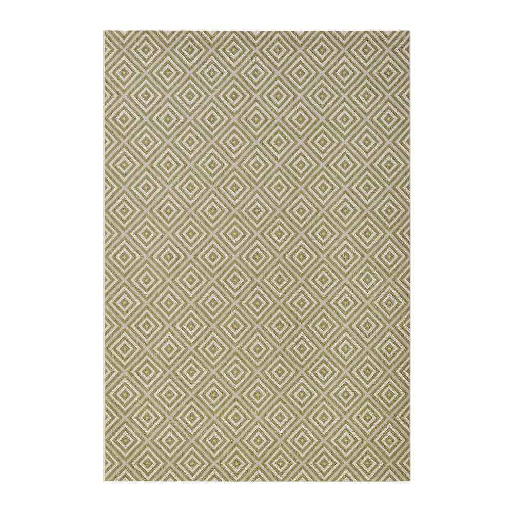 Karo zöld kültéri szőnyeg, 140 x 200 cm - NORTHRUGS