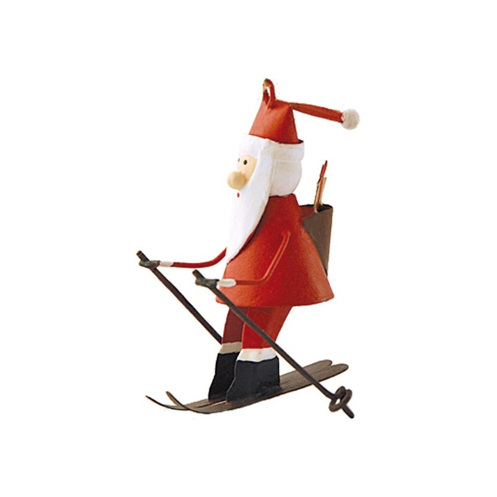 Karácsonyi függődísz Santa on Skiis - G-Bork
