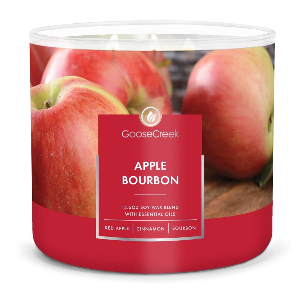 Apple Bourbon illatgyertya dobozban, égési idő 35 óra - Goose Creek