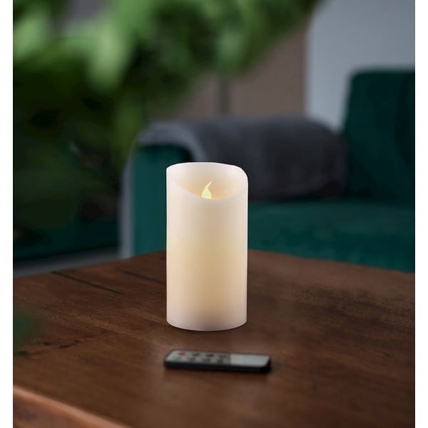Subtle Love gyertya formájú LED lámpa távirányítóval, magasság 12,5 cm - DecoKing