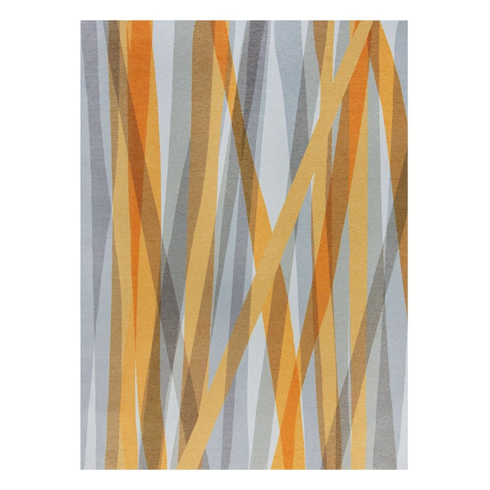 Narancssárga-szürke mosható szőnyeg 170x240 cm match isabella – flair rugs