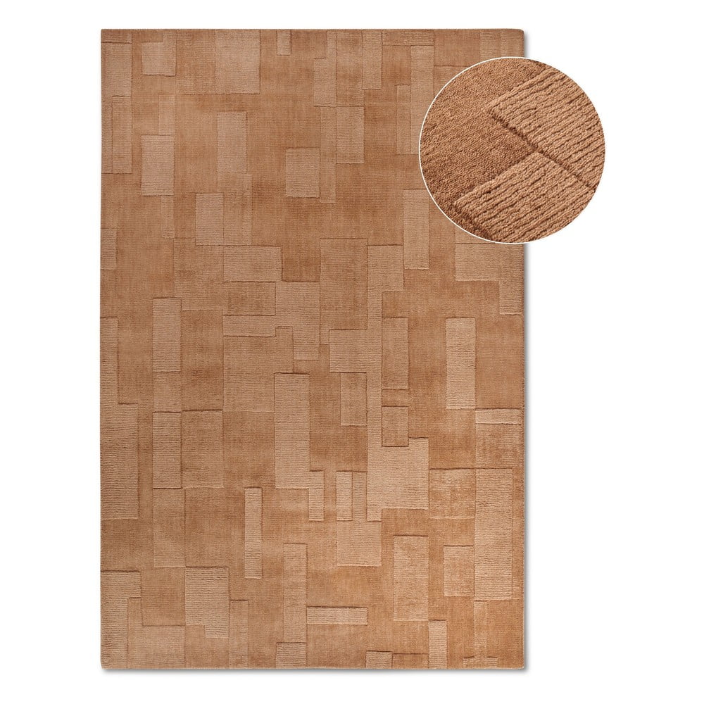 Barna kézi szövésű gyapjú szőnyeg 120x170 cm Wilhelmine – Villeroy&Boch