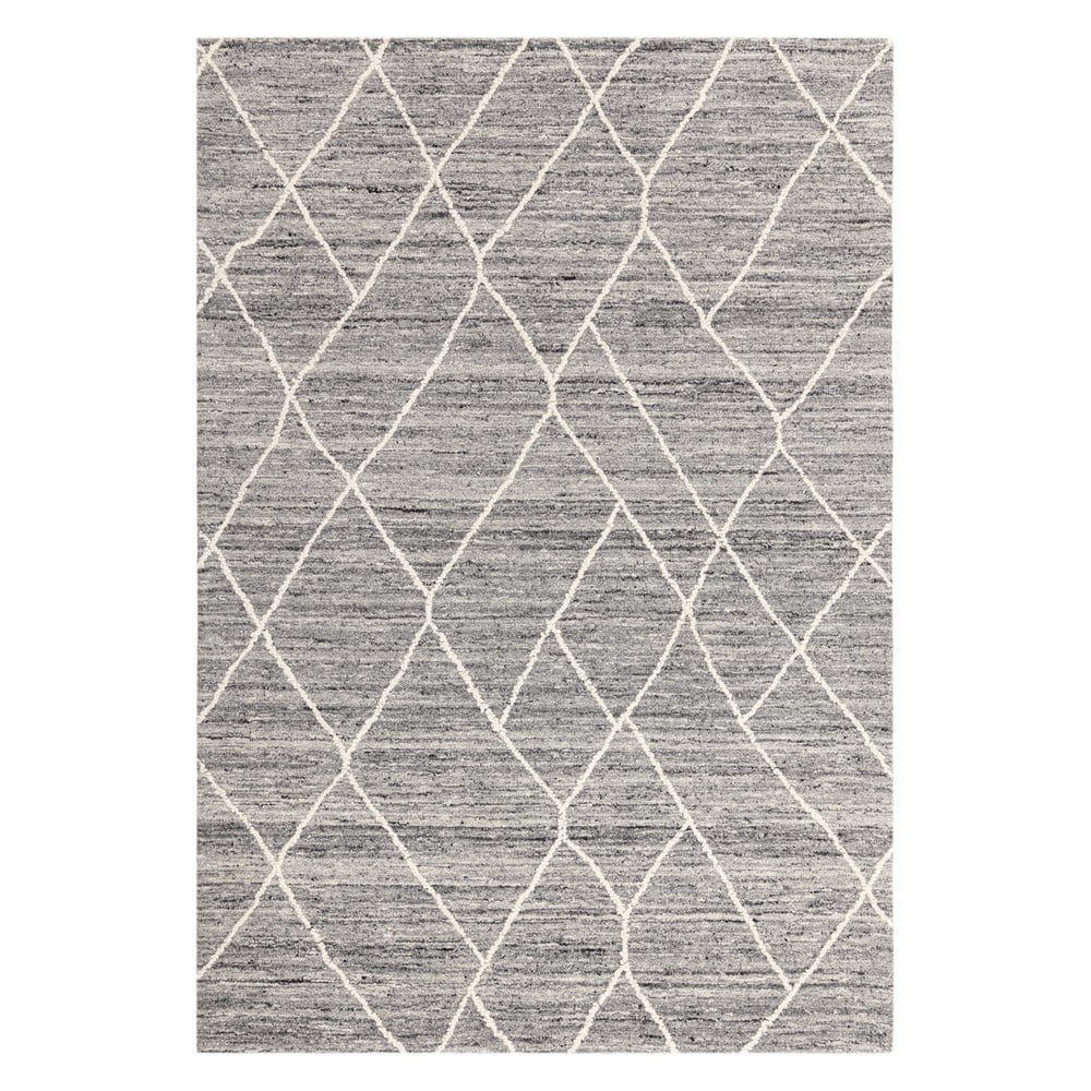 Szürke gyapjú szőnyeg 160x230 cm noah – asiatic carpets