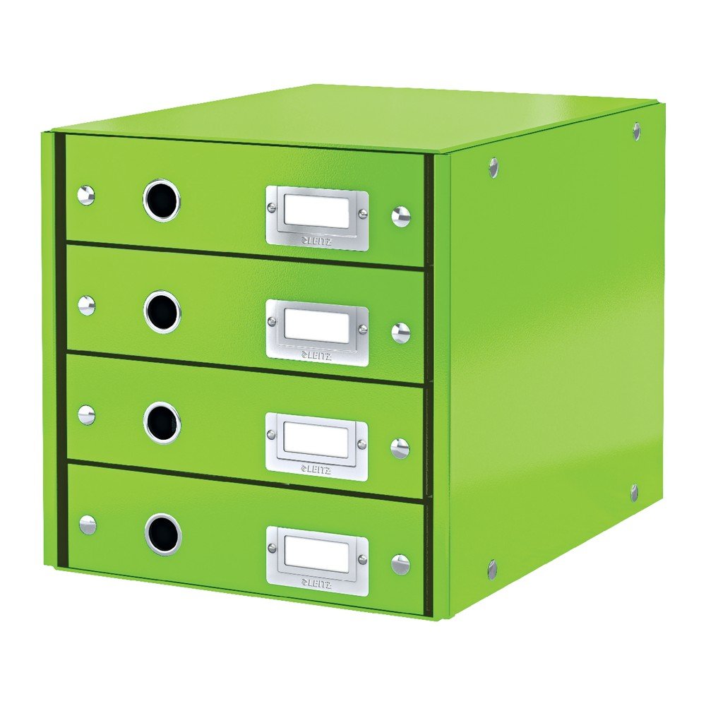 Office zöld 4 fiókos doboz, hossz 36 cm Click&Store - Leitz