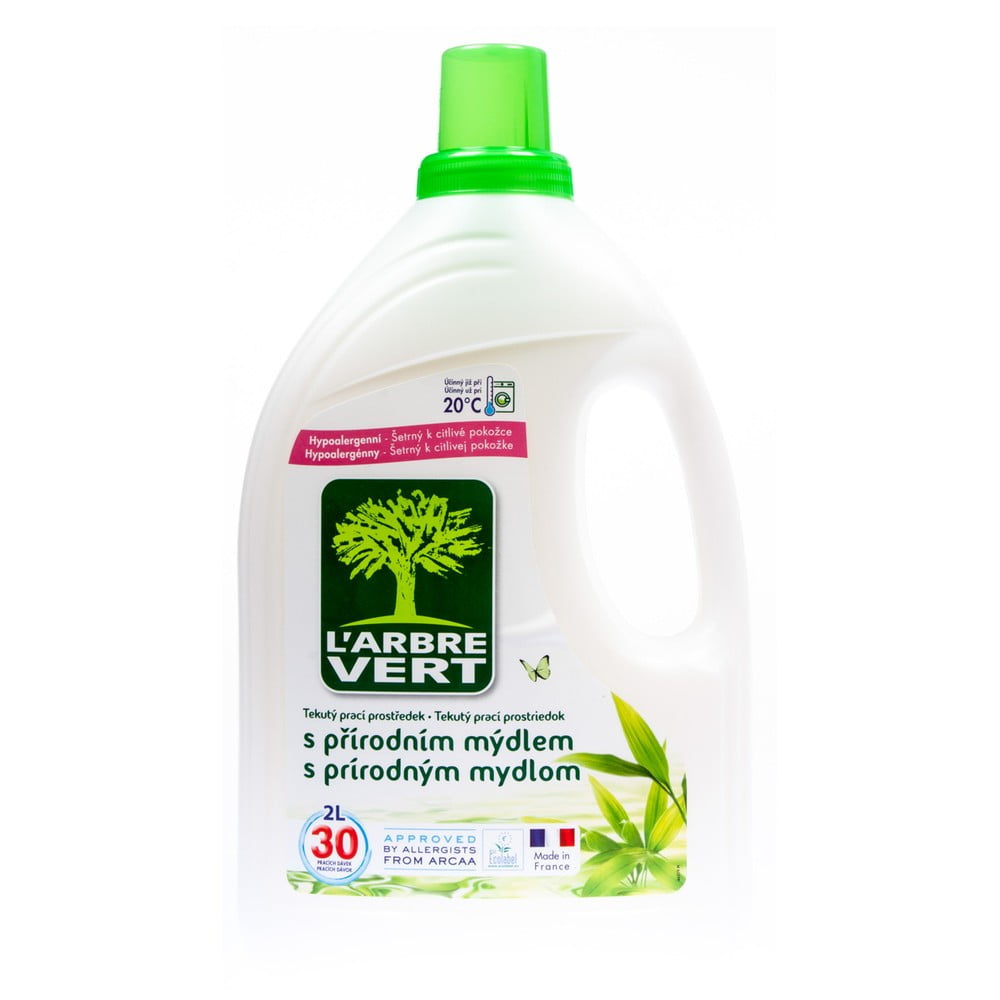 L´Arbre Vert öko mosógél természetes szappannal, 2 l